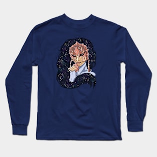 Cosmic Lady in a Mask Long Sleeve T-Shirt